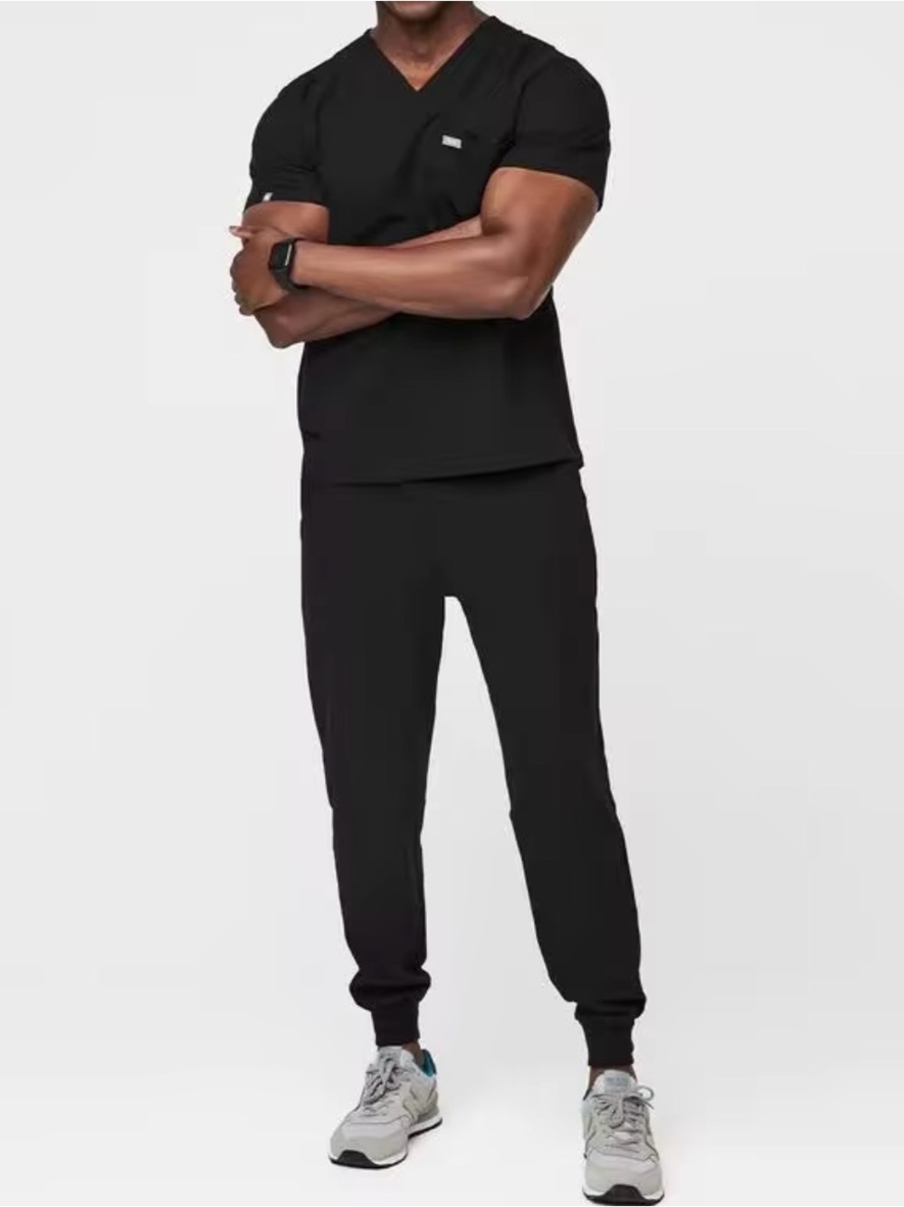 Men's Black Slim Jogger Pants - Classic Everyday Comfort